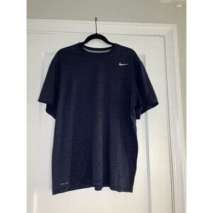 Nike Dri-FIT Bent Creek Tennis Blue Crew Neck T-Shirt Men’s XL Polyester